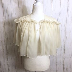 Vintage Vanity Fair Lingerie Ivory Bed Jacket